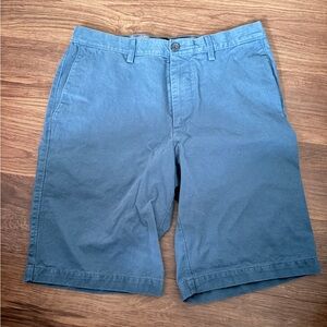 Banana Republic Factory Men's Slate Blue Flat Front Chino Shorts